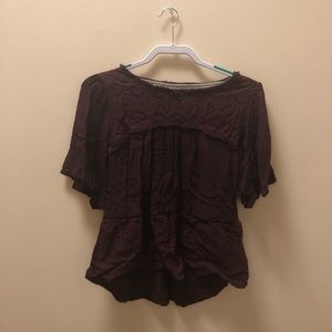 Maroon blouse
